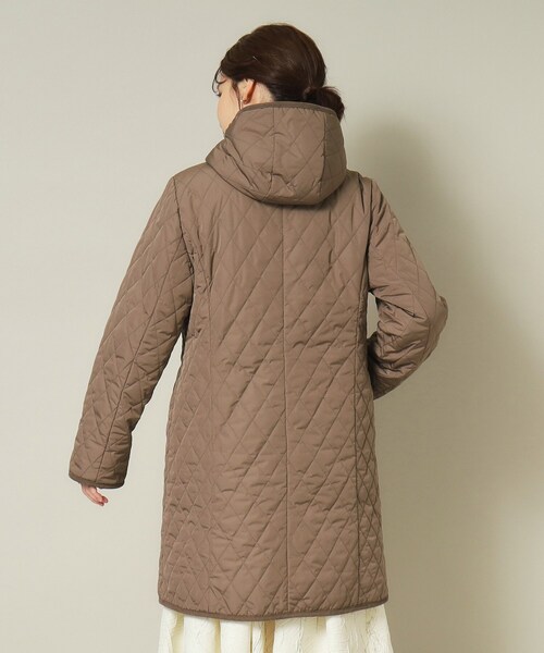 ITS'DEMO(イッツデモ)の「◆【首元あたたか】キルトフードコート(その他アウター・レディース・ブラック/ブラウン系/ライトベージュ・38/40)」の20枚目の写真