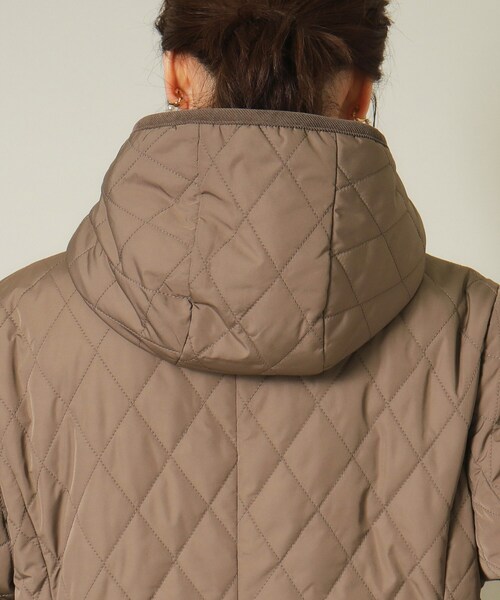 ITS'DEMO(イッツデモ)の「◆【首元あたたか】キルトフードコート(その他アウター・レディース・ブラック/ブラウン系/ライトベージュ・38/40)」の22枚目の写真