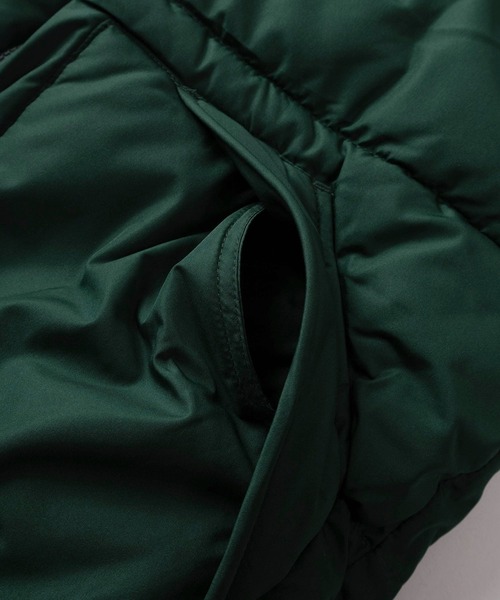 BEVERLY HILLS POLO CLUB（ビバリーヒルズポロクラブ）の「【71】【BEVERLY HILLS POLO CLUB/ビバリーヒルズポロクラブ】ブランドロゴ ワンポイント刺繍 パディングスタンドジャケット ファイバーダウンジャケット/撥水/防風（ダウンジャケット/コート・レディース・ブルー/ライトブラウン/ブラック/カーキ/ライトグレー/ダークブラウン系/ブラック系/ライトグレー系/グリーン系/ブルー系・M/L/XL）」の14枚目の写真