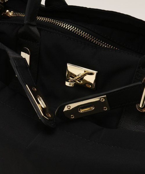 LE TALON(ルタロン)の「Story./ ストーリー NYLON BELT TOTE(トートバッグ・レディース・ブラック・FREE)」の14枚目の写真
