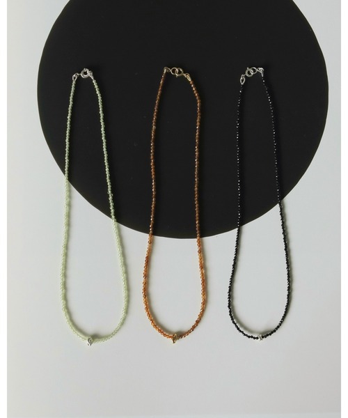 anuke ネックレス Color Stone Necklace（ネックレス）｜anuke（アンヌーク）の