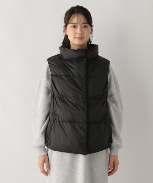 GLOBAL WORK Smile Seed Store（グローバルワーク スマイルシードストア）の「スタンドダウンベスト/132127（その他アウター・レディース・アイボリー/ブラック・SMALL/X-LARGE/LARGE/MEDIUM）」の14枚目の写真