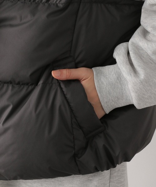 GLOBAL WORK Smile Seed Store（グローバルワーク スマイルシードストア）の「スタンドダウンベスト/132127（その他アウター・レディース・アイボリー/ブラック・SMALL/X-LARGE/LARGE/MEDIUM）」の19枚目の写真