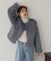 BLUEEAST（ブルーイースト）の「ボリュームファーコート（その他アウター）」