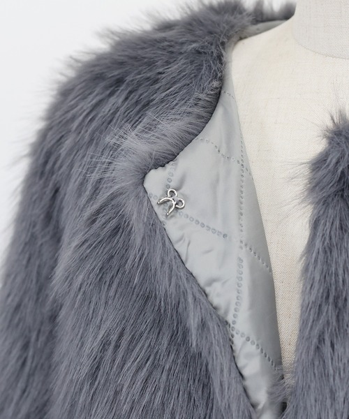 ボリュームファーコート（その他アウター）｜BLUEEAST（ブルーイースト