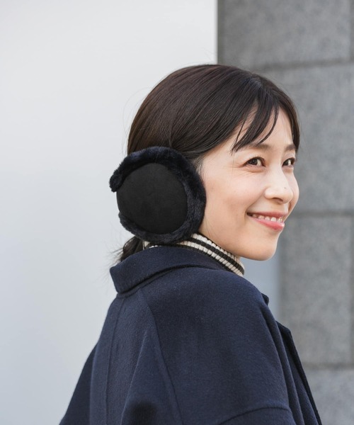 URBAN RESEARCH DOORS(アーバンリサーチドアーズ)の「イヤマフ(イヤーマフ・レディース・ベージュ系その他/ブラック・ONE)」の1枚目の写真