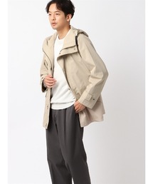 SUIT SQUARE（スーツスクエア）の「フーデッドアウター 防風 透湿 ハンドウォッシュ ポリエステル 無地 COMMUTECH（その他アウター）」