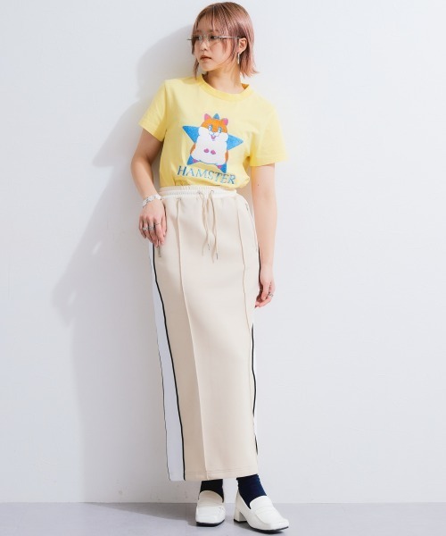 TTOL（トール）の「オリジナルキャラクター刺しゅうTシャツ（Tシャツ/カットソー・レディース・ブルー/イエロー・LL/L/M）」の6枚目の写真