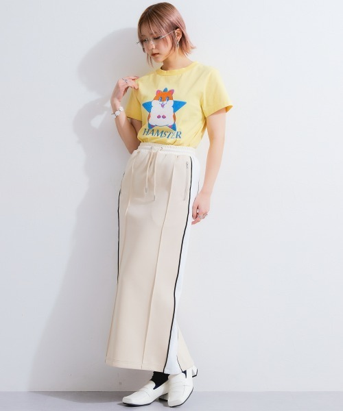 TTOL（トール）の「オリジナルキャラクター刺しゅうTシャツ（Tシャツ/カットソー・レディース・ブルー/イエロー・LL/L/M）」の8枚目の写真