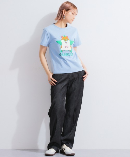 TTOL（トール）の「オリジナルキャラクター刺しゅうTシャツ（Tシャツ/カットソー・レディース・ブルー/イエロー・LL/L/M）」の21枚目の写真