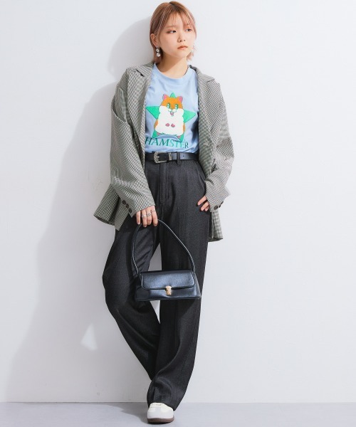 TTOL（トール）の「オリジナルキャラクター刺しゅうTシャツ（Tシャツ/カットソー・レディース・ブルー/イエロー・LL/L/M）」の17枚目の写真