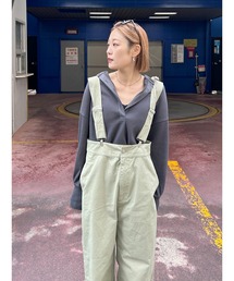 Ungrid | ヘンリーネックテレコロングスリーブTee(Tシャツ/カットソー)