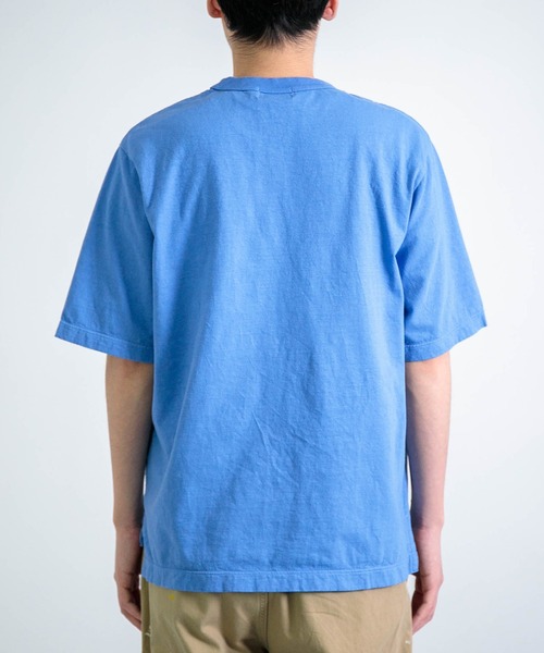 RINEN（リネン）の「[RINEN] オーガニック天竺 半袖クルーネック（Tシャツ/カットソー・メンズ・ホワイト/ブルー/ブラック・3/2）」の14枚目の写真
