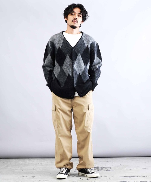 jiggys shop(ジギーズショップ)の「フリースライナーイージーワイドカーゴパンツ(カーゴパンツ・メンズ・チャコールグレー/ブラック/ベージュ・SMALL/MEDIUM/LARGE/X-LARGE)」の13枚目の写真