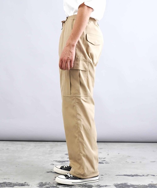 jiggys shop(ジギーズショップ)の「フリースライナーイージーワイドカーゴパンツ(カーゴパンツ・メンズ・チャコールグレー/ブラック/ベージュ・SMALL/MEDIUM/LARGE/X-LARGE)」の15枚目の写真