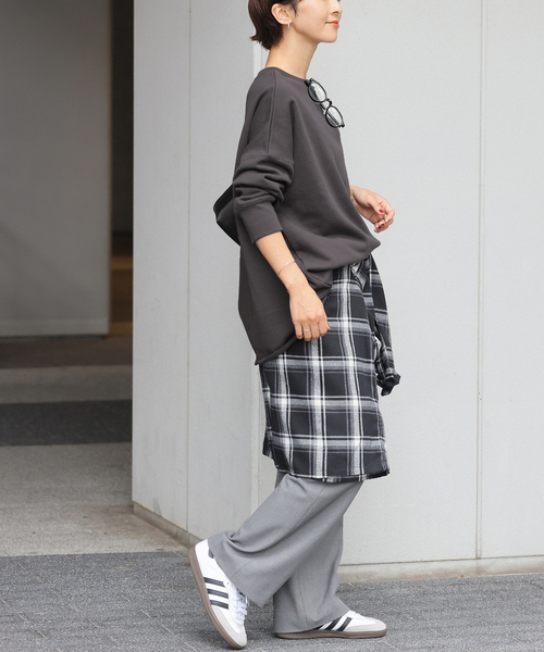 追加4》オーバーサイズロングスウェット（スウェット）｜JOURNAL