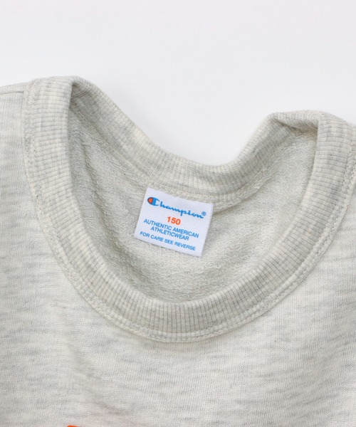 Champion(チャンピオン)の「【Champion/チャンピオン】キッズ ショートスリーブスウェットシャツ(Tシャツ/カットソー・キッズ・ネイビー/グレー/オートミール・110/100/160/150/140/130/120)」の10枚目の写真