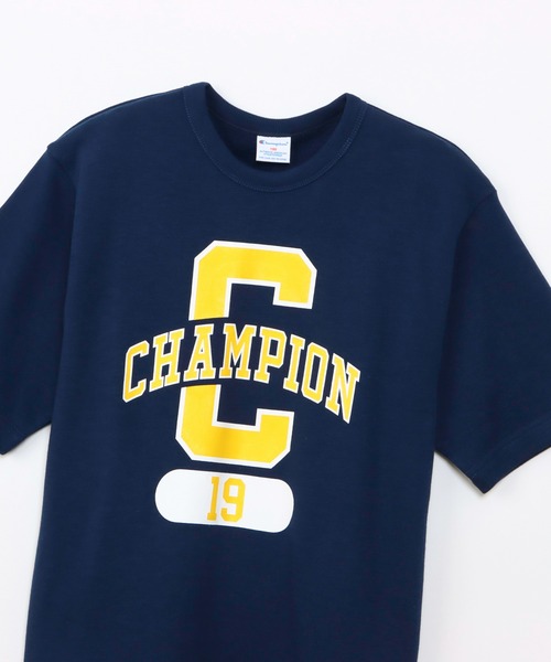 Champion(チャンピオン)の「【Champion/チャンピオン】キッズ ショートスリーブスウェットシャツ(Tシャツ/カットソー・キッズ・ネイビー/グレー/オートミール・110/100/160/150/140/130/120)」の13枚目の写真