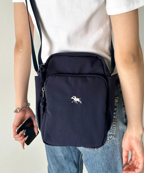 セール】POLO CHAMPS(ポロチャンプス)/軽量 ワンポイント刺繍 スクエア