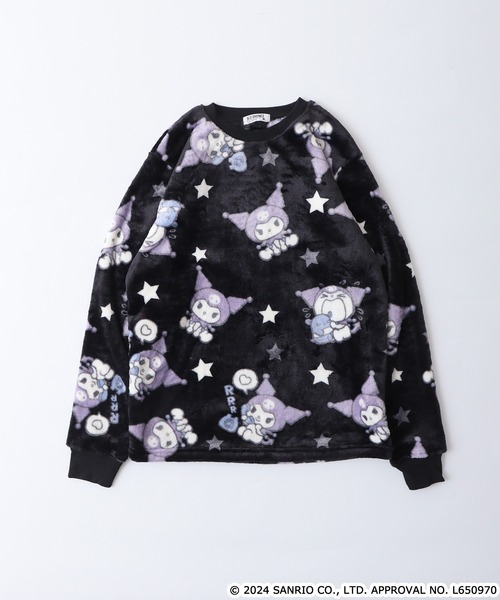 美品☆Yoshikitty 総柄 ボア セットアップ サイズL ルームウェア