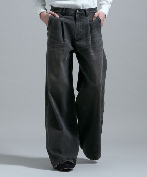 BLAYMORE(ブレイモア)の「【BLAYMORE】Washed Denim pants(デニムパンツ・メンズ・ブラック・S/M)」の21枚目の写真