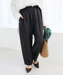 《WEB限定アイテム》コットン麻ドロストイージーパンツ