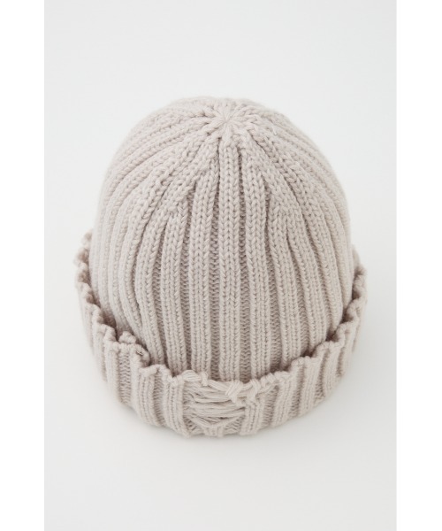 RODEO CROWNS WIDE BOWL（ロデオクラウンズワイドボウル）の「ボリュームニットワッチ（ニットキャップ/ビーニー・レディース・マジェンタ/ブラック/グレー・FREE）」の4枚目の写真