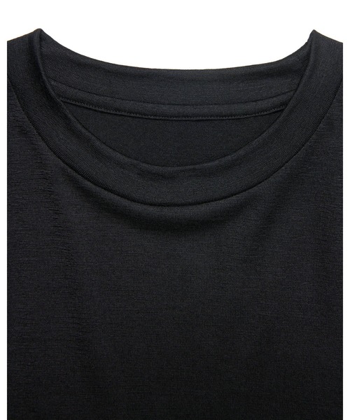 SOPHNET.(ソフネット)の「WASHABLE WOOL S/S TOP(Tシャツ/カットソー・メンズ・ブラック/ライトブルー/グレー/ネイビー/イエロー・MEDIUM/LARGE/X-LARGE/SMALL)」の9枚目の写真