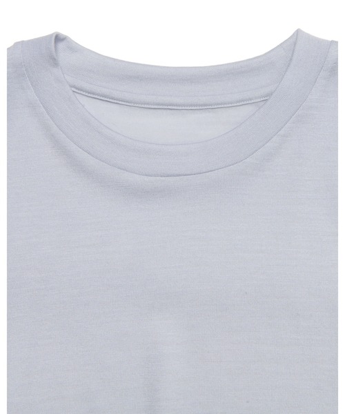 SOPHNET.(ソフネット)の「WASHABLE WOOL S/S TOP(Tシャツ/カットソー・メンズ・ブラック/ライトブルー/グレー/ネイビー/イエロー・MEDIUM/LARGE/X-LARGE/SMALL)」の12枚目の写真