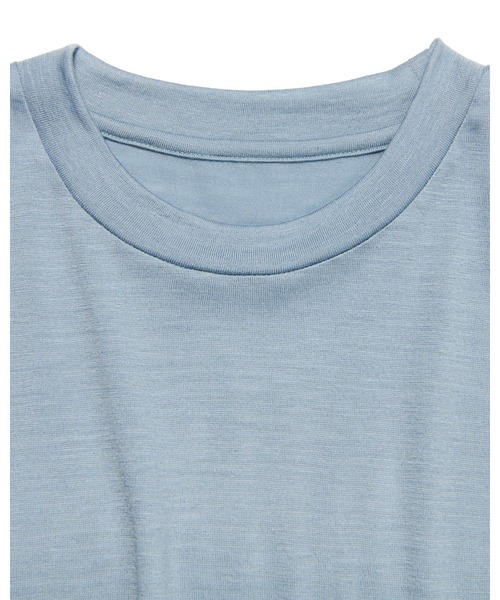 SOPHNET.(ソフネット)の「WASHABLE WOOL S/S TOP(Tシャツ/カットソー・メンズ・ブラック/ライトブルー/グレー/ネイビー/イエロー・MEDIUM/LARGE/X-LARGE/SMALL)」の15枚目の写真