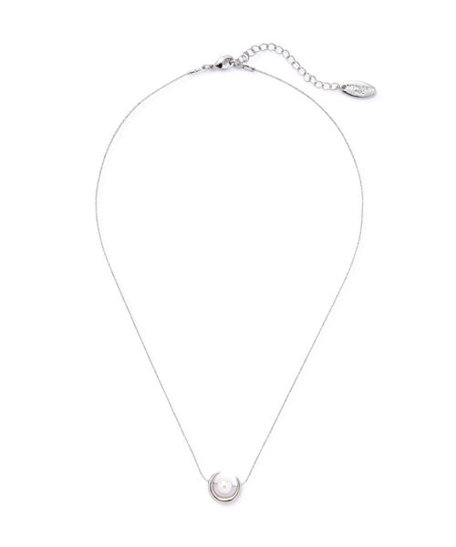 NATURAL BEAUTY BASIC(ナチュラルビューティーベーシック)の「ムーン&パールチョーカー(チョーカー・レディース・ゴールド/シルバー・フリ-)」の1枚目の写真