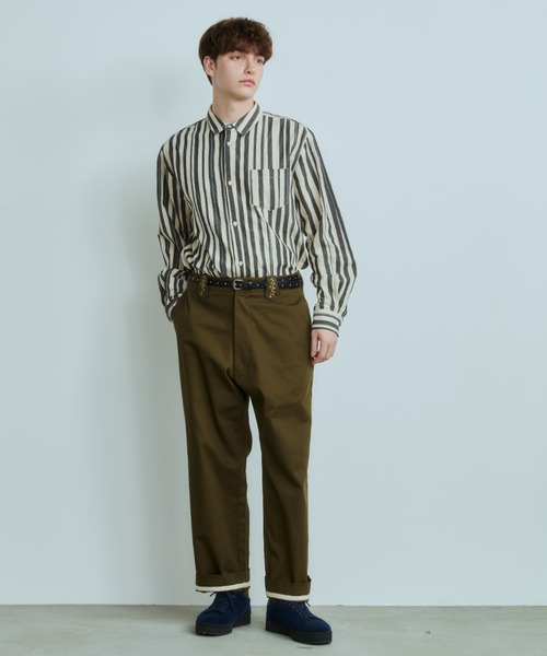 OPULENCE(オーピュレンス)の「Silent Stripe シャツ(シャツ/ブラウス・メンズ・ブラック系その他・FREE)」の14枚目の写真