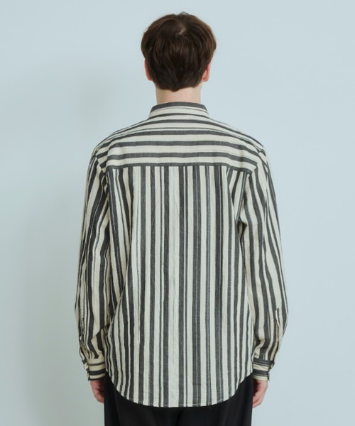 OPULENCE(オーピュレンス)の「Silent Stripe シャツ(シャツ/ブラウス・メンズ・ブラック系その他・FREE)」の6枚目の写真