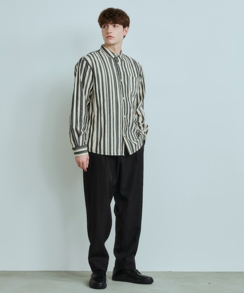 OPULENCE(オーピュレンス)の「Silent Stripe シャツ(シャツ/ブラウス・メンズ・ブラック系その他・FREE)」の15枚目の写真