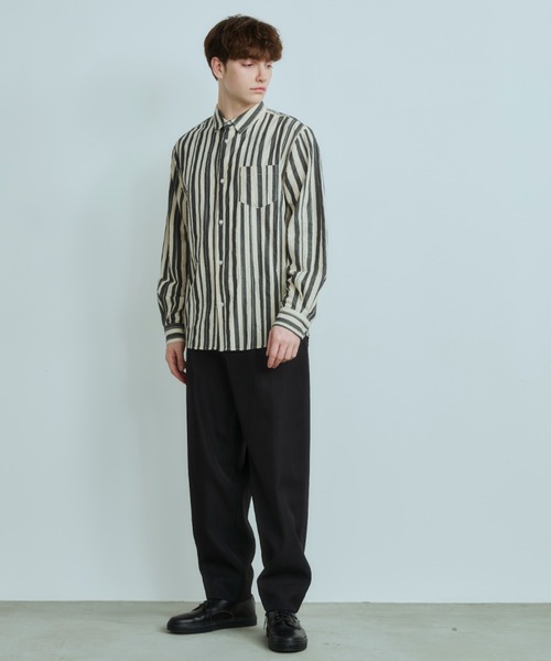 OPULENCE(オーピュレンス)の「Silent Stripe シャツ(シャツ/ブラウス・メンズ・ブラック系その他・FREE)」の16枚目の写真