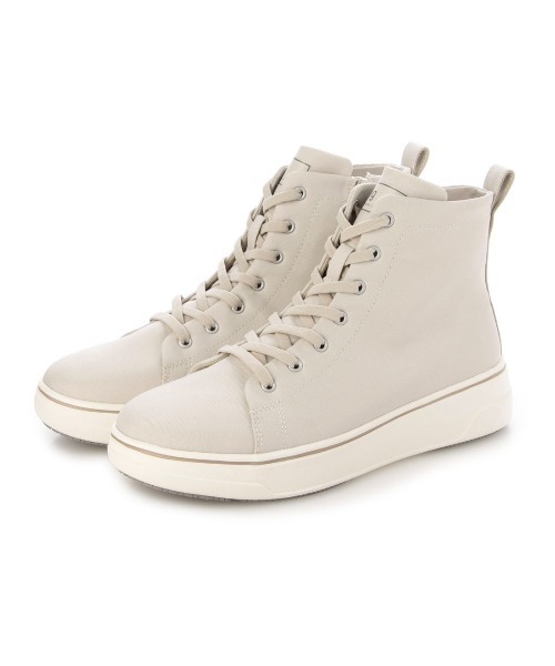 ing（イング）の「新色追加【レイン対応】ハイカット厚底スニーカー（スニーカー・レディース・ピンク/ライトベージュ/ブラック/デザートカモ・S/LL/L/M）」の3枚目の写真