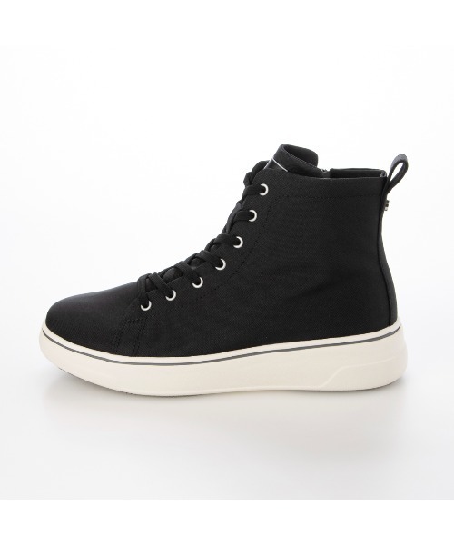 ing（イング）の「新色追加【レイン対応】ハイカット厚底スニーカー（スニーカー・レディース・ピンク/ライトベージュ/ブラック/デザートカモ・S/LL/L/M）」の7枚目の写真