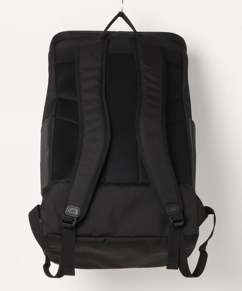 adidas（アディダス）の「リュックサック B4サイズ収納 15.6inch収納 38L 63953（バックパック/リュック・メンズ・ブラック×ブラック/ブラック×ホワイト/ブラック×ゴールド・FREE）」の4枚目の写真