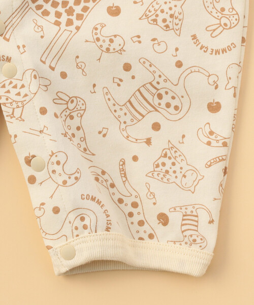 COMME CA ISM(コムサイズム)の「動物柄プリント ツーウェイオール(その他ベビー用品・キッズ・ネイビー/ベージュ/ミント/ピンク・60-80cm)」の11枚目の写真
