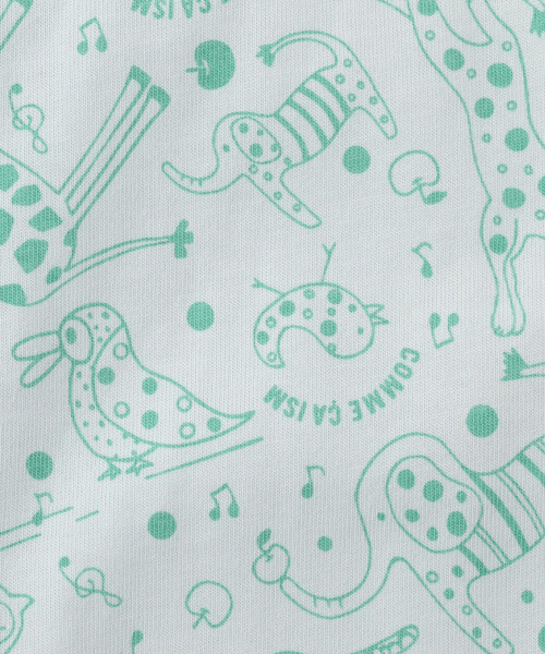 COMME CA ISM(コムサイズム)の「動物柄プリント ツーウェイオール(その他ベビー用品・キッズ・ネイビー/ベージュ/ミント/ピンク・60-80cm)」の8枚目の写真
