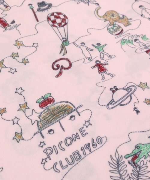 Picone CLUB(ピッコーネクラブ)の「UV冷感アートポロシャツ(ポロシャツ・レディース・ブルー/ホワイト/ピンク/ネイビー・L/M/S)」の11枚目の写真