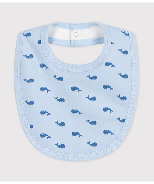 PETIT BATEAU（プチバトー）の「スタイ（スタイ/よだれかけ・キッズ・ライトブルー/ホワイト系その他/ホワイト×ブルー/ホワイト系その他2・ONE SIZE）」の4枚目の写真