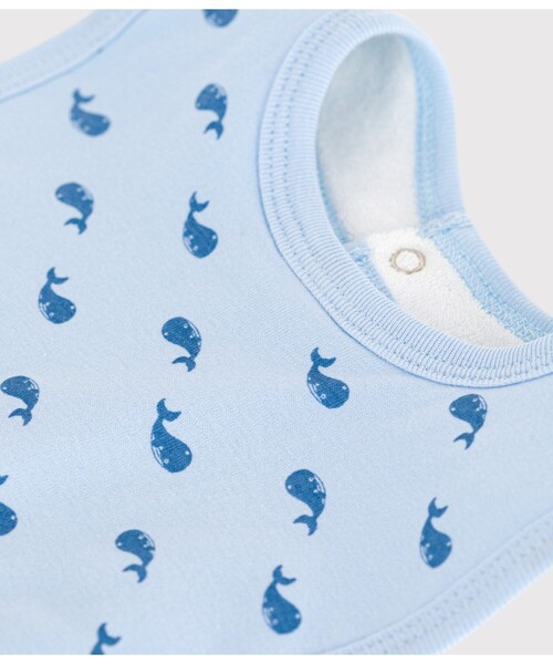 PETIT BATEAU（プチバトー）の「スタイ（スタイ/よだれかけ・キッズ・ライトブルー/ホワイト系その他/ホワイト×ブルー/ホワイト系その他2・ONE SIZE）」の9枚目の写真