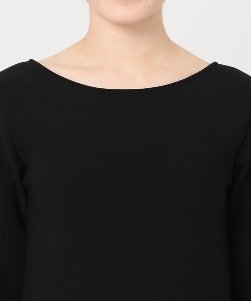 Noble（ノーブル）の「《追加》ニットライクジョーゼット2wayブラウス（シャツ/ブラウス・レディース・ホワイト/ブラック・FREE）」の14枚目の写真