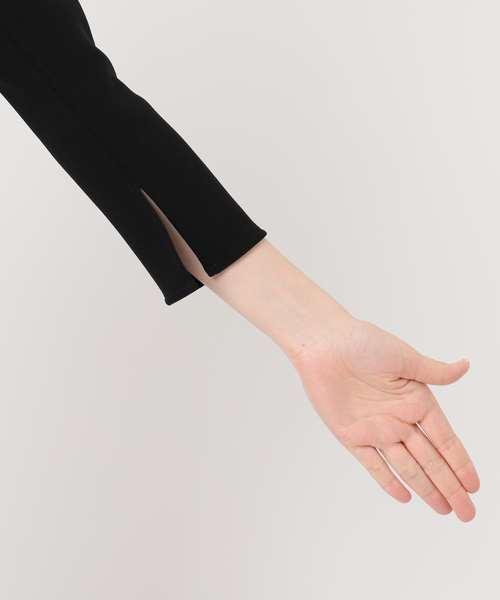 Noble（ノーブル）の「《追加》ニットライクジョーゼット2wayブラウス（シャツ/ブラウス・レディース・ホワイト/ブラック・FREE）」の17枚目の写真