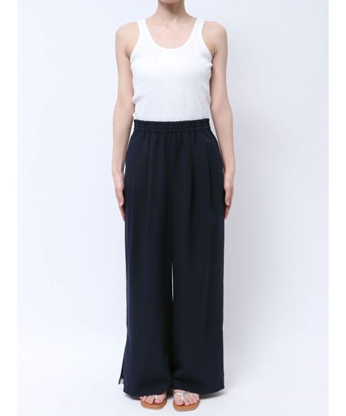 Ungrid（アングリッド）の「ラインデザインラフタックパンツ（その他パンツ・レディース・グレー/ネイビー・SMALL/MEDIUM）」の5枚目の写真