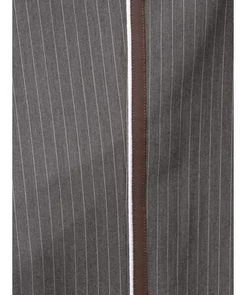 Ungrid（アングリッド）の「ラインデザインラフタックパンツ（その他パンツ・レディース・グレー/ネイビー・SMALL/MEDIUM）」の4枚目の写真