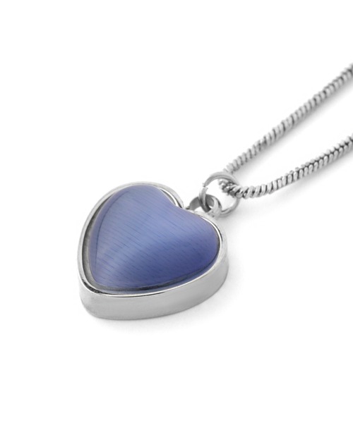 ANEMONE(アネモネ)の「【ステンレス】ハートストーンネックレス(ネックレス・レディース・ホワイト/パープル/ブルー・FREE)」の7枚目の写真