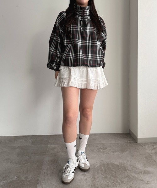 apres jour mignon（アプレジュールミニョン）の「ハーフジッププルオーバー【ZOZOTOWN限定アイテム】（Tシャツ/カットソー・レディース・レッド/ネイビー/グリーン系その他/ブラック・フリー/X-LARGE）」の17枚目の写真