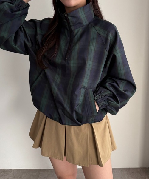 apres jour mignon（アプレジュールミニョン）の「ハーフジッププルオーバー【ZOZOTOWN限定アイテム】（Tシャツ/カットソー・レディース・レッド/ネイビー/グリーン系その他/ブラック・フリー/X-LARGE）」の18枚目の写真